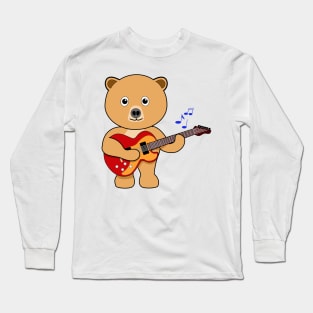 Bear and the Guitar Long Sleeve T-Shirt